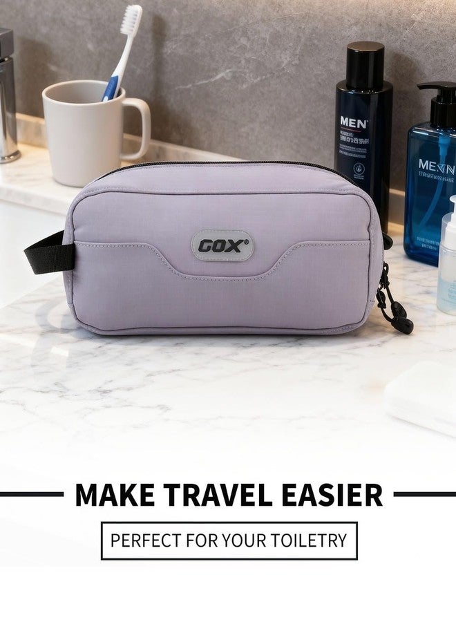 GOX Travel Toiletry Bag Dopp Kit Case for Men Multifunction Packing Organizer Pouch (Lavender purple) - Image 2